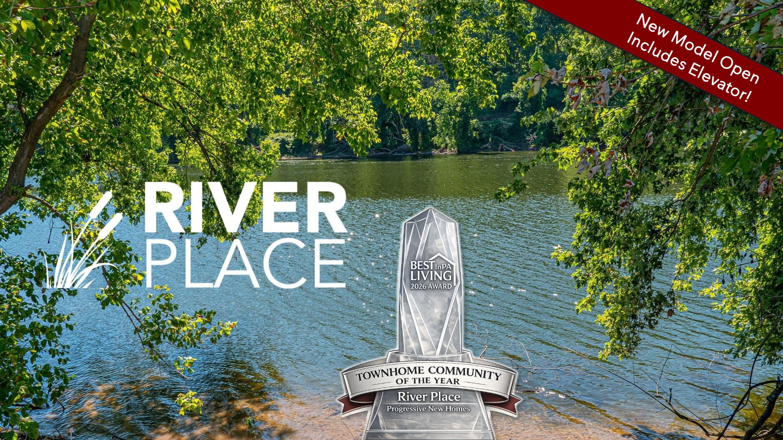 River PLace hero image view of river