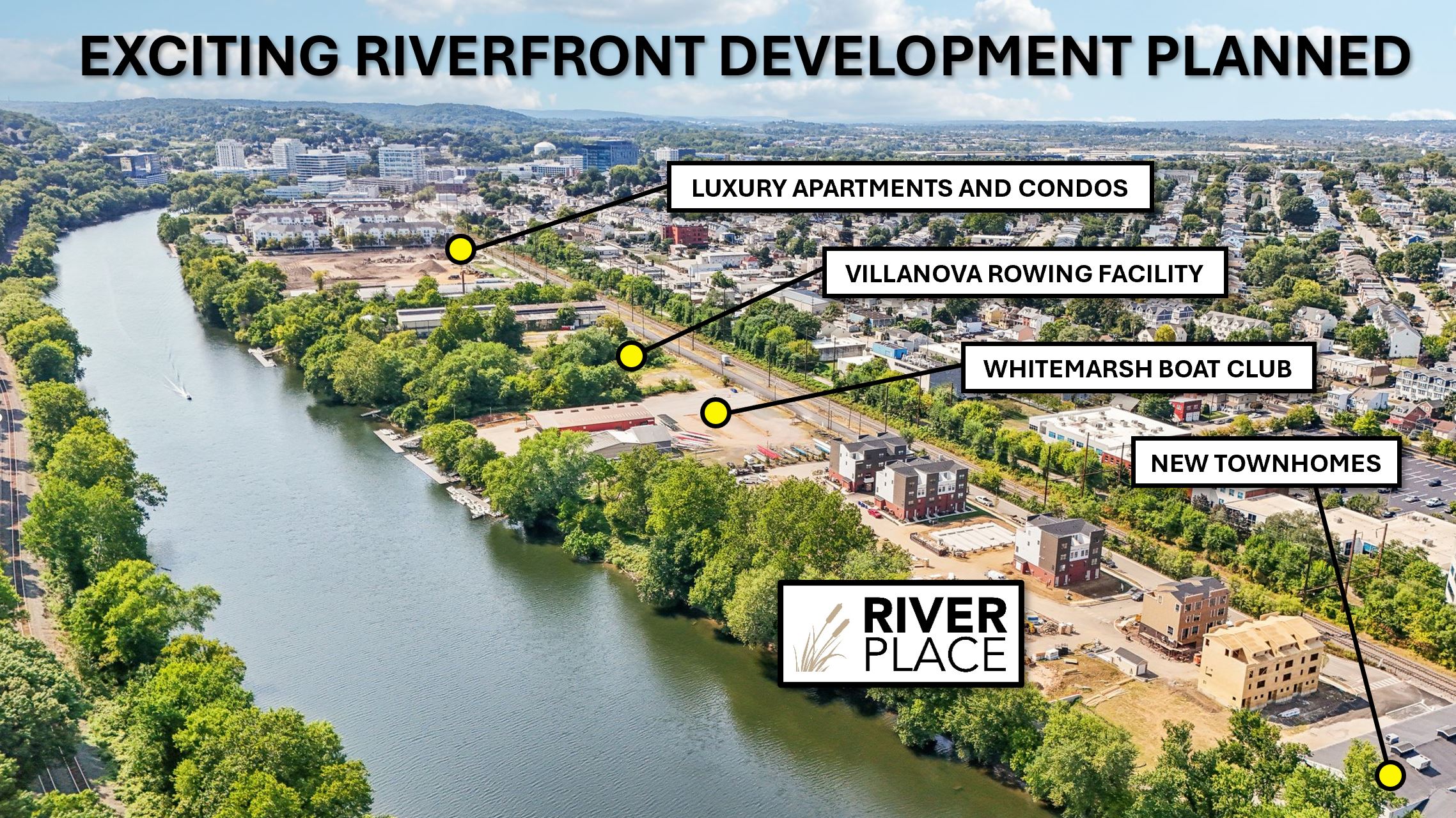 Conshohocken arial view with development notes